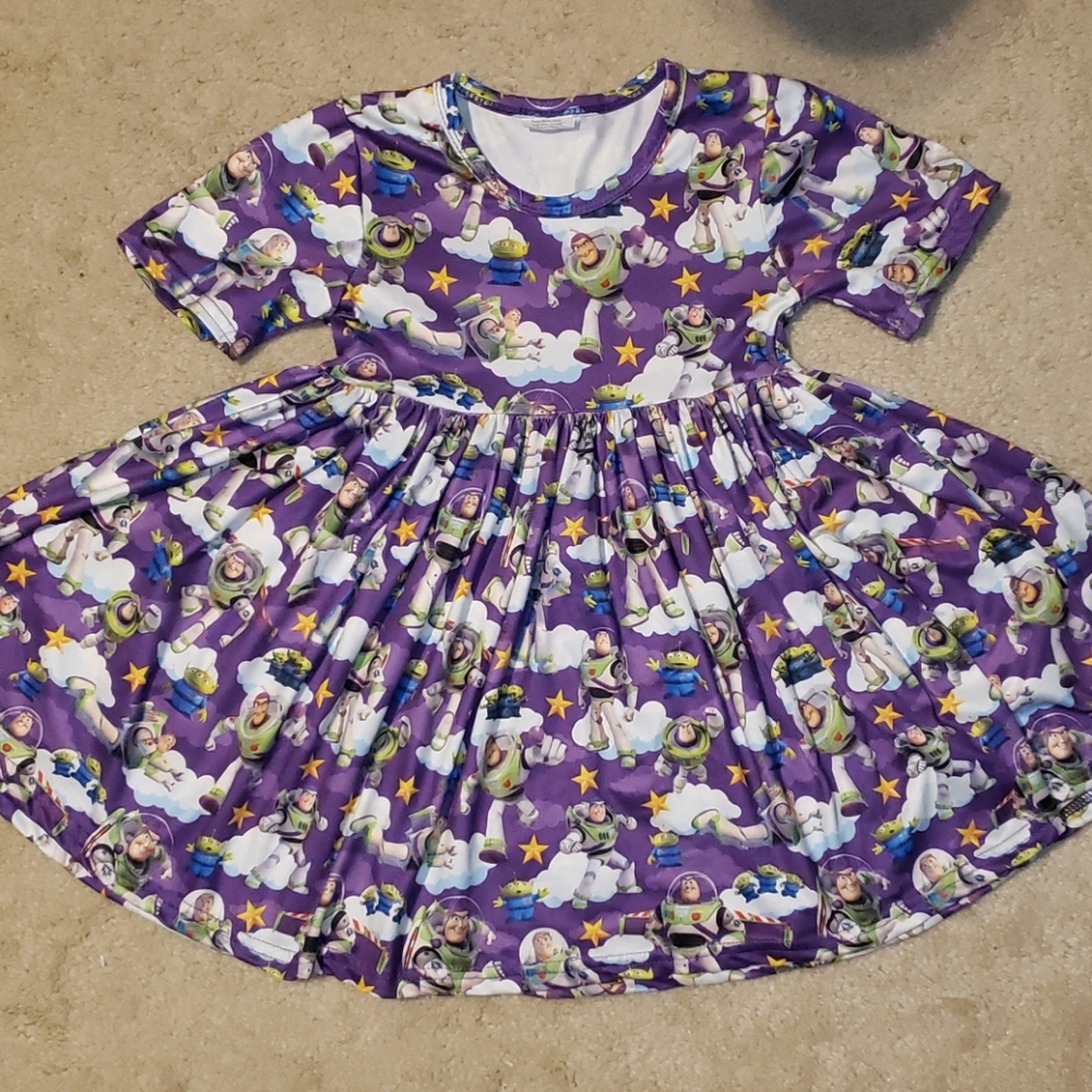 2T Girls Purple Toy Story Dress